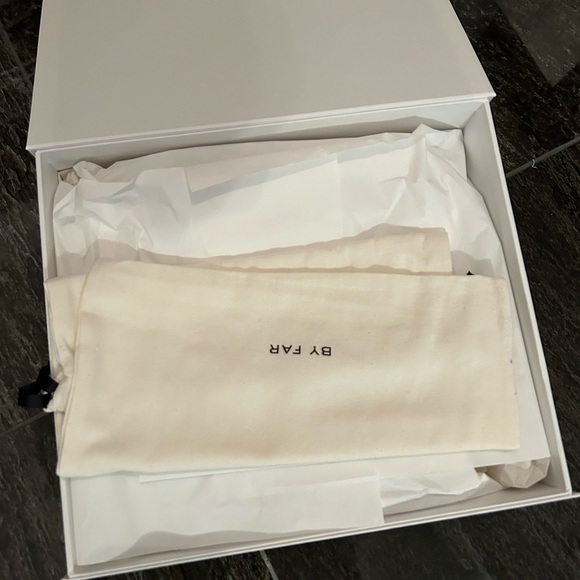 BY FAR Sofia White Leather Boots - Picture 10 of 12